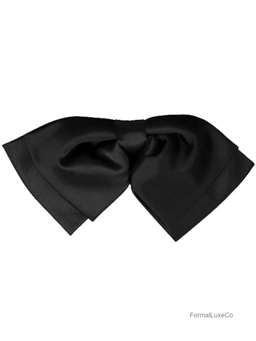 Floppy Bow Tie 100% Polyester Satin Finish Adjustable Neckband